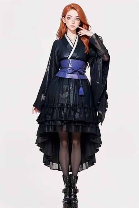 Gothic kimono dress store
